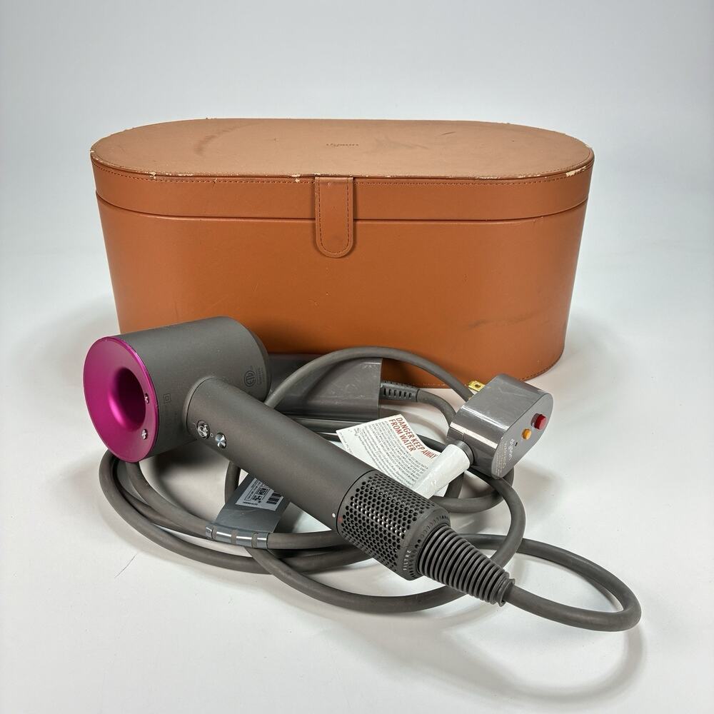 Dyson Supersonic Fuchsia Iron ALCI Plug Leakage Circuit Interrupter Hair Dryer